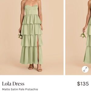 NWT Birdy Grey Pale Pistachio Tiered Maxi Dress